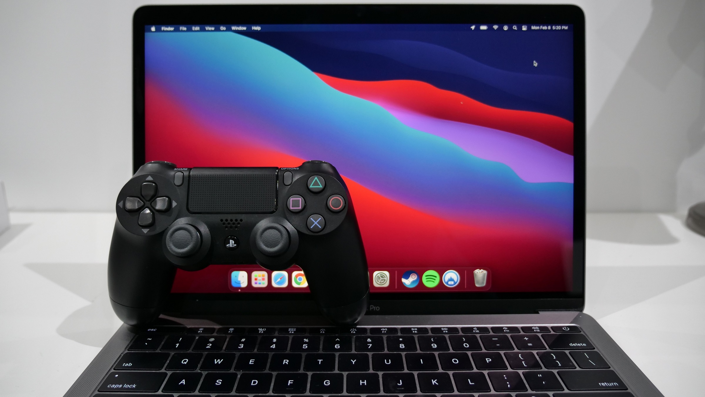 connect ps4 controller to usb adapter for mac